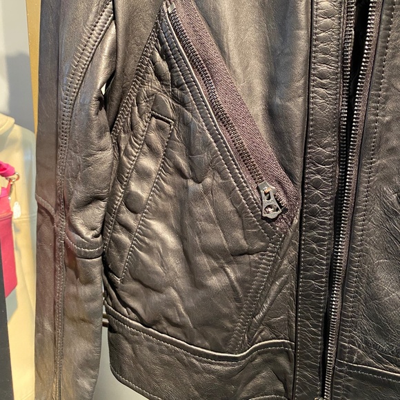 Polo Ralph Lauren Black Leather Jacket - Picture 2 of 9